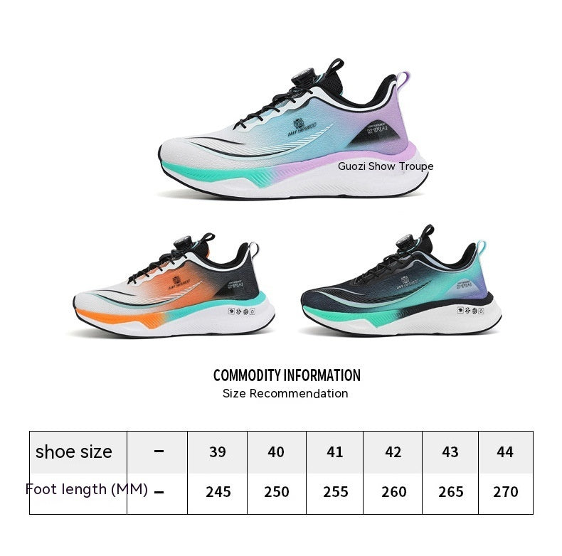 Zapatillas de running para hombre y mujer con placa de carbono luminosa