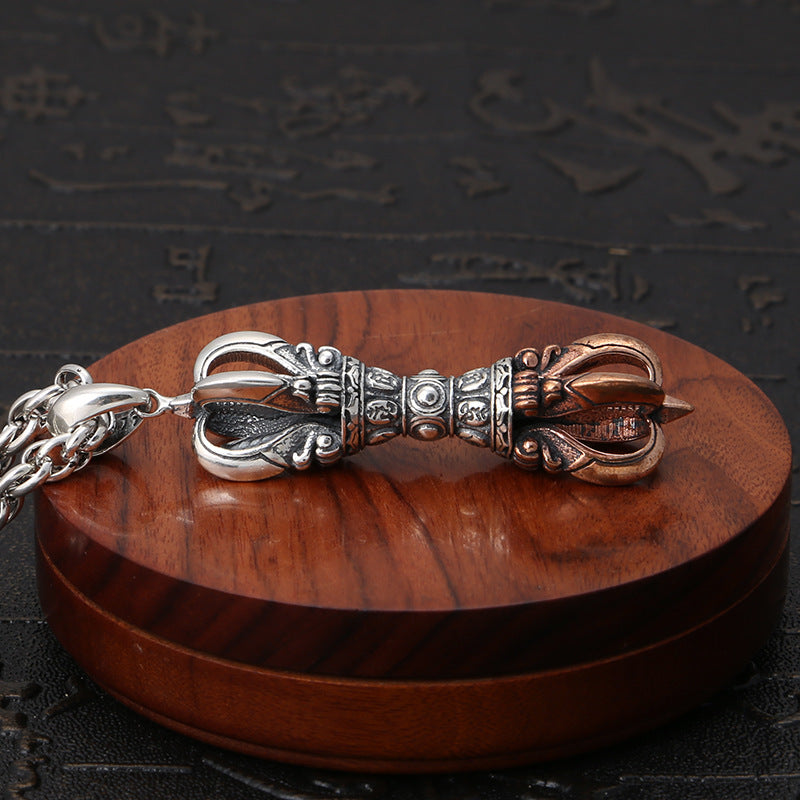 Colgante vintage Mantra Vajra de seis palabras