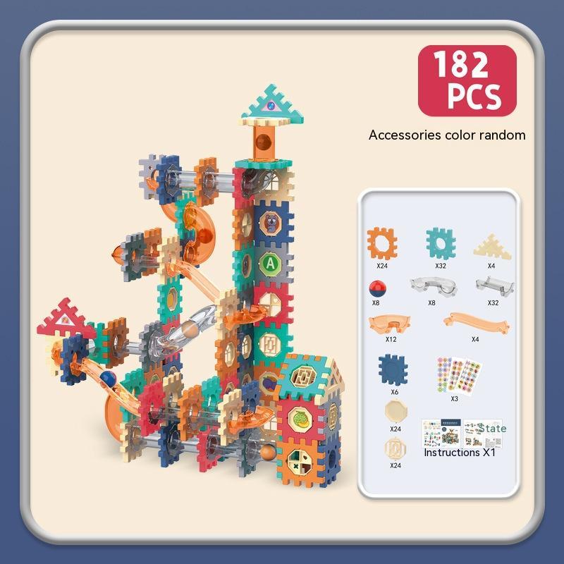 Blocs de construction électriques interchangeables pour enfants, jouets éducatifs de bricolage rotatifs à engrenages