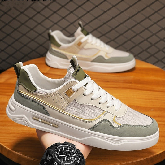 Zapatos blancos de moda versátiles para hombre