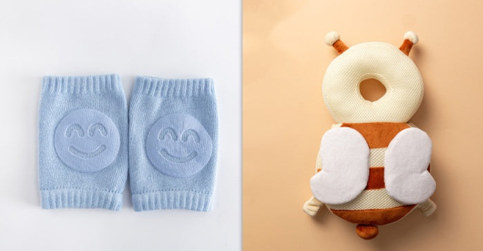 Chaussettes d'été en éponge pour bébé, genouillères rampantes pour tout-petits