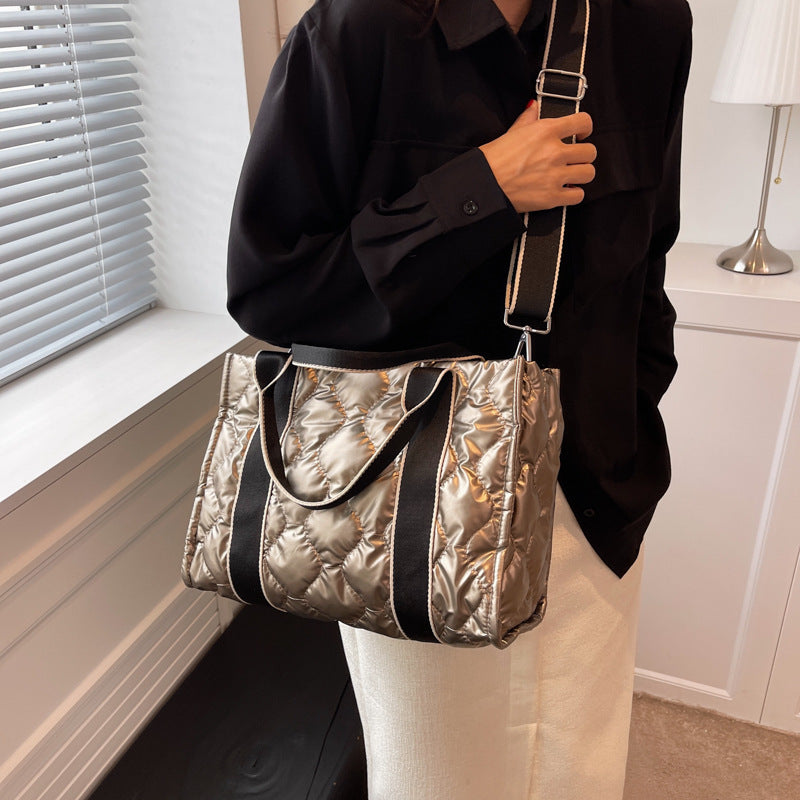 Sac fourre-tout à coudre en losange pour femmes, sac à bandoulière de luxe de styliste d'hiver, sacs à main personnalisés de grande capacité pour les déplacements