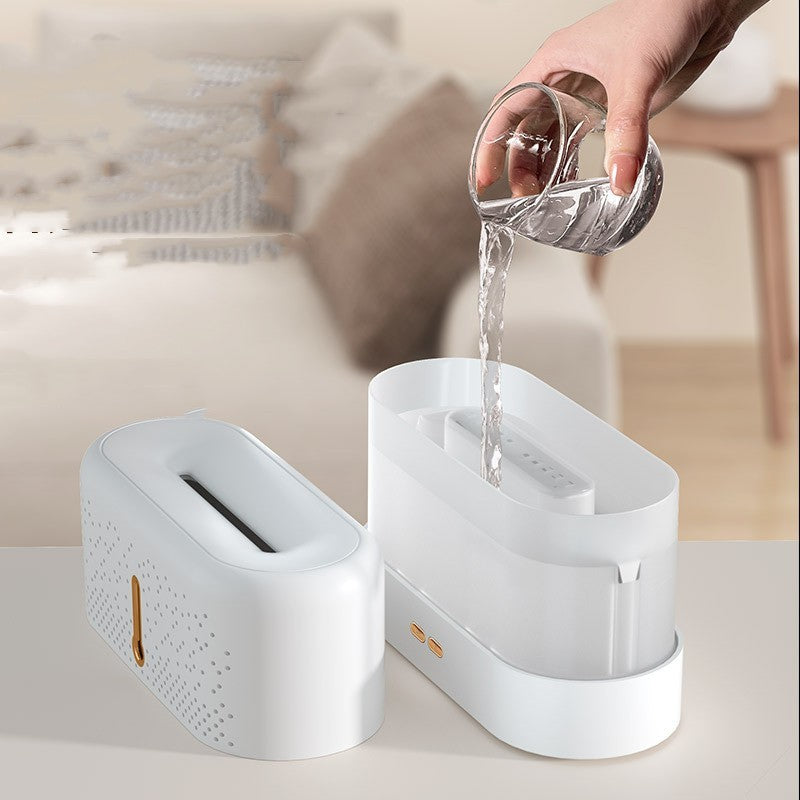 Difusor ultrasónico de aromaterapia - Humidificador de llama doméstico