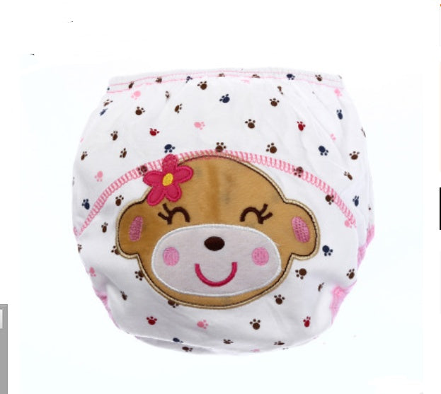 Pantalons à couches de dessin animé pour enfants, pantalons d'apprentissage pour bébés, pantalons d'entraînement respirants en coton pour nourrissons, couches lavables
