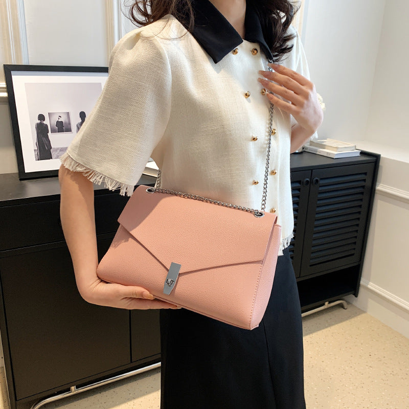 Chaîne mode sac à bandoulière sac populaire femme grande capacité bandoulière