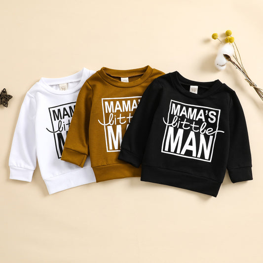 Manteau marron pour nouveau-né fille, haut Alphabet