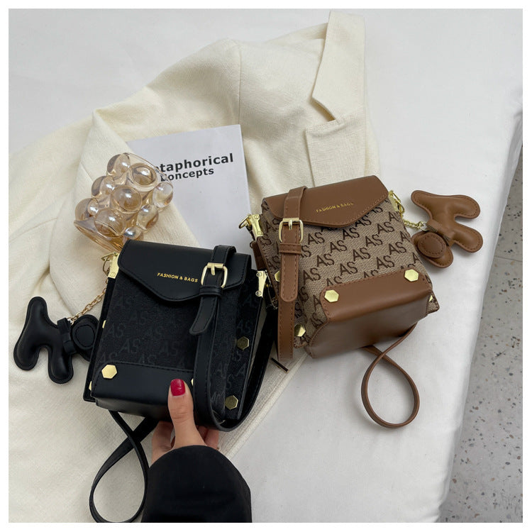 One Shoulder Crossbody Coin Purse Simple