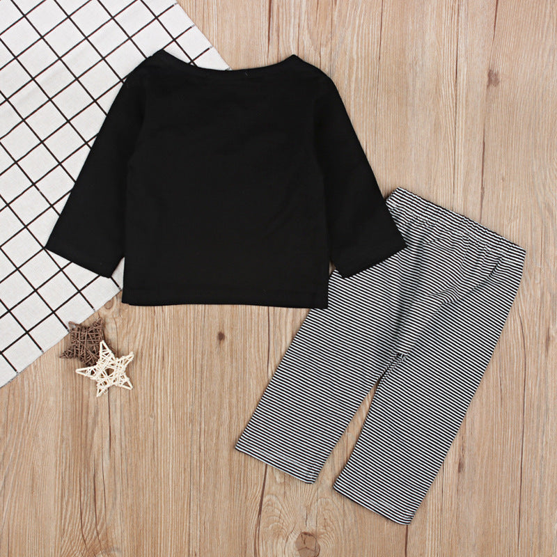 Koala Top Pantalon Rayé Deux Pièces Enfant