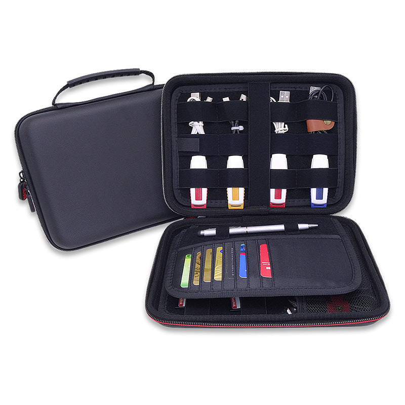 Bolsa de almacenamiento con bloqueo de cifrado, tarjeta bancaria, tarjeta SD, gran capacidad, U Shield Scrambler