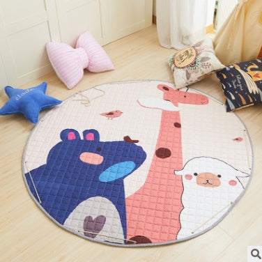 Tapis de rangement pour voiture en coton, modèles d'explosion Ins, tapis de rangement pour jouets, sortie ronde, tapis d'escalade pour enfants, sac de rangement