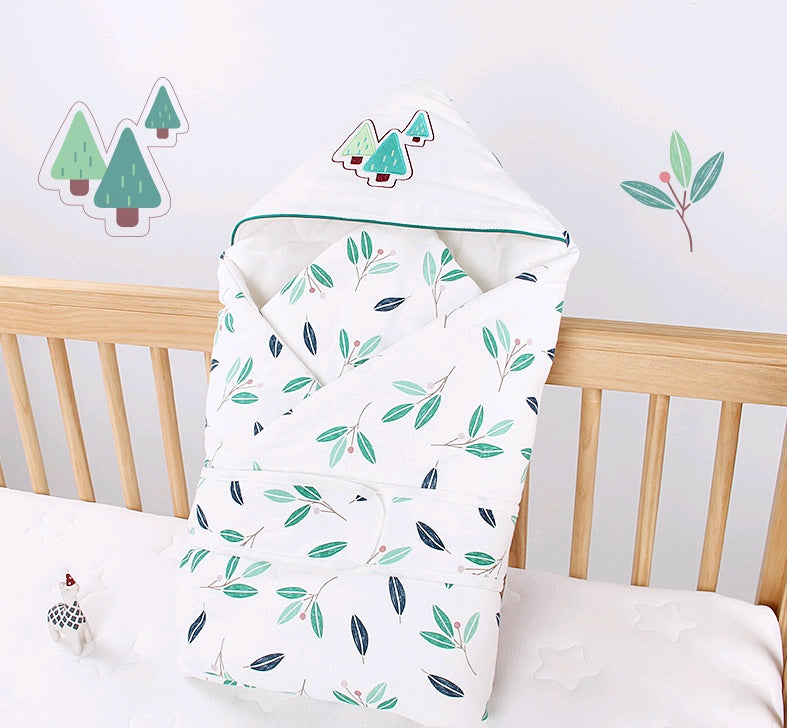 Couverture de maintien pour bébé, automne et hiver, ceinture pour nouveau-né, enveloppée en coton, couverture épaisse pour nouveau-né, couette pour bébé