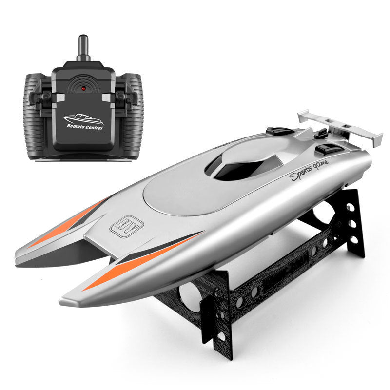 Bateau de course électrique télécommandé à grande vitesse, batterie de grande capacité 7.4V, 2 canaux, 2.4G, bateaux télécommandés pour enfants