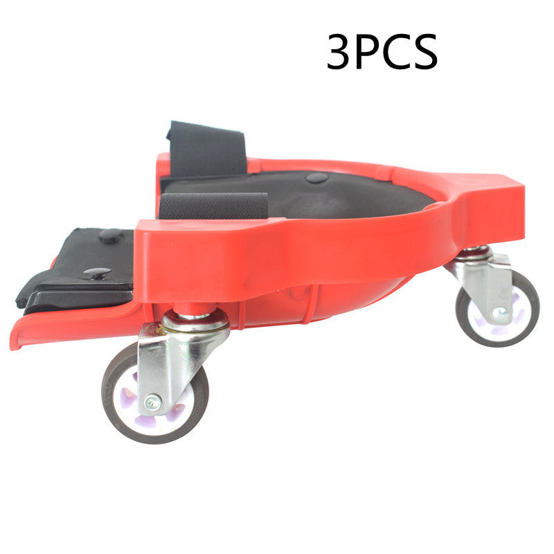 Rodilleras de polea multifunción Almohadilla para arrodillarse Rodilleras de rueda universales para proteger las rodillas