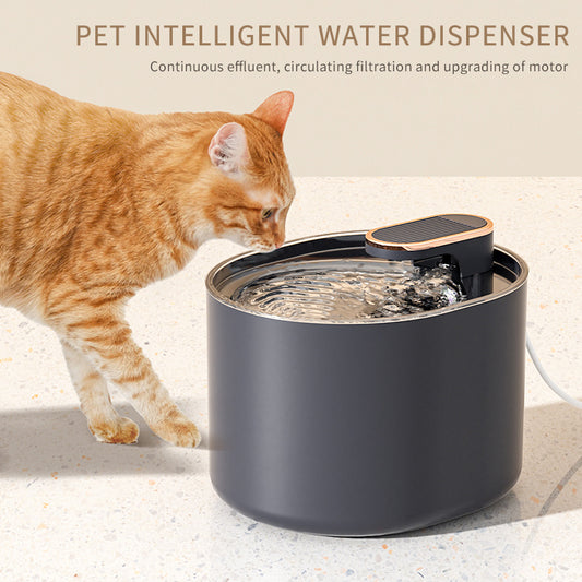 Fontaine d'eau automatique pour chat, bol d'alimentation en eau muet, chargeur USB, distributeur électrique automatique de boissons pour animaux de compagnie, produits pour animaux de compagnie, pour chat et chien
