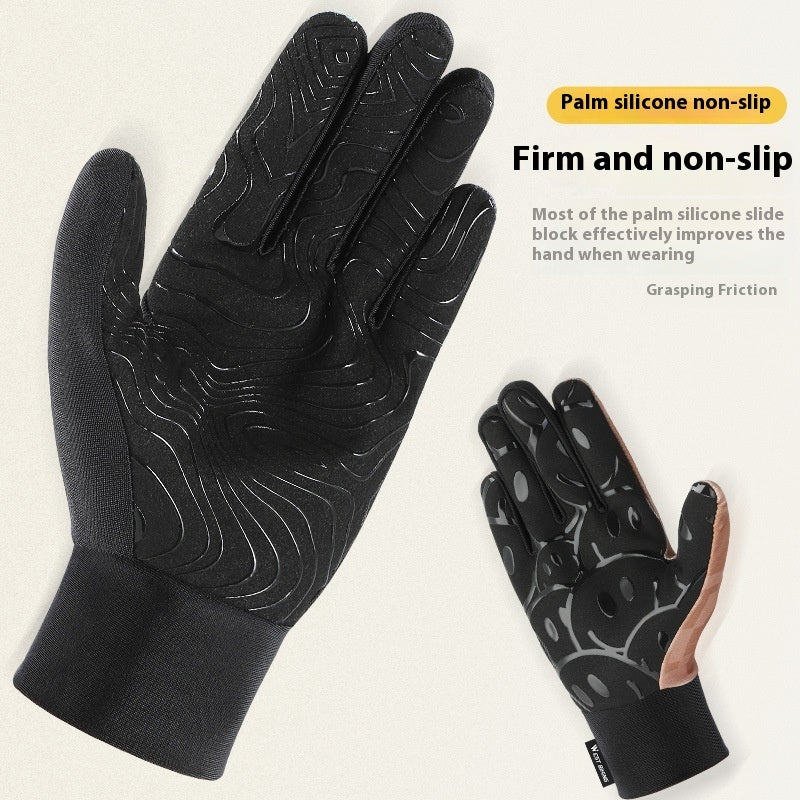 Non-slip Breathable Cycling Gloves Bicycle Fixture