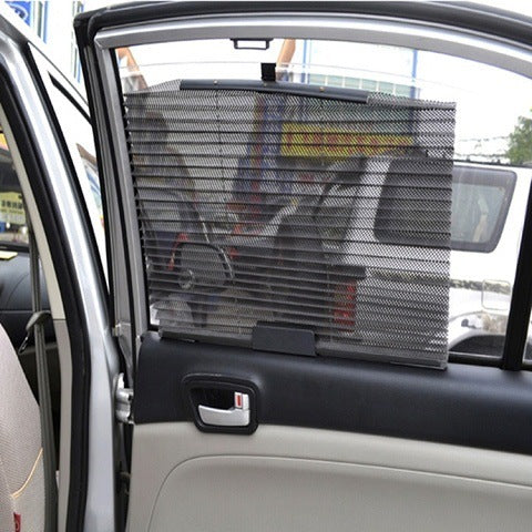 Rideau de voiture pare-soleil de fenêtre latérale rétractable automatique