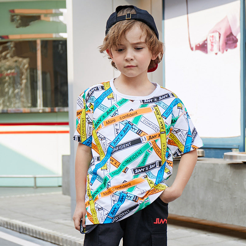 Camiseta infantil estampada