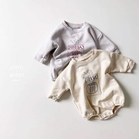 Barboteuse imprimée douce et confortable pour bébé