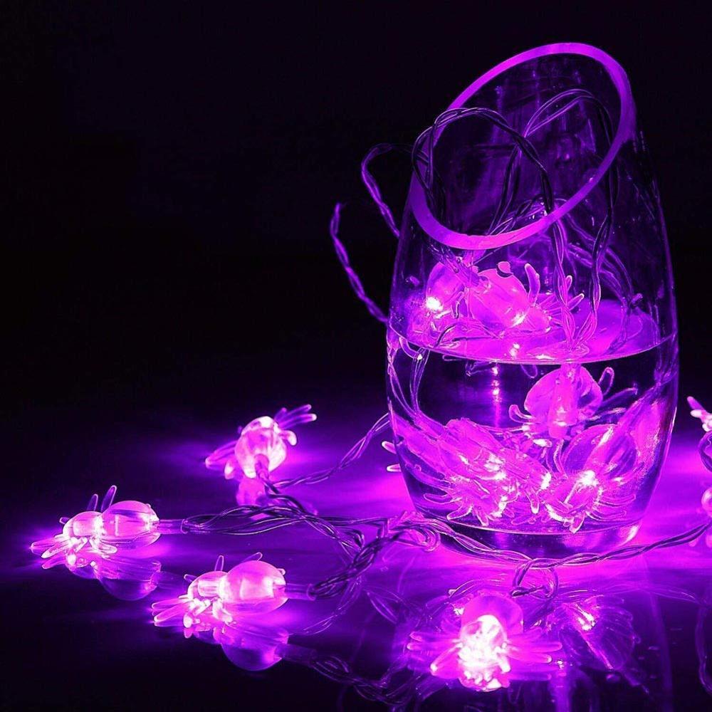 Luces LED decoradas de Halloween.