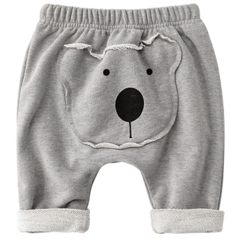 Pantalon bébé patch dessin animé 
