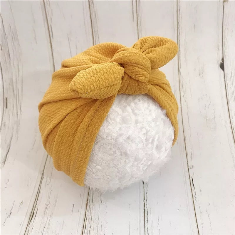 Bonnet bébé avec nœud
