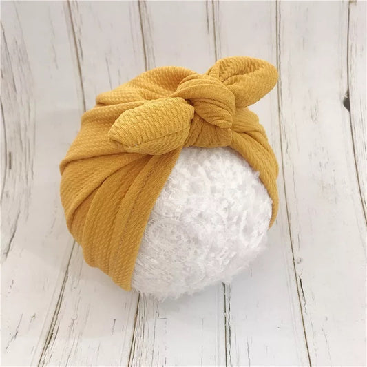Bonnet bébé avec nœud