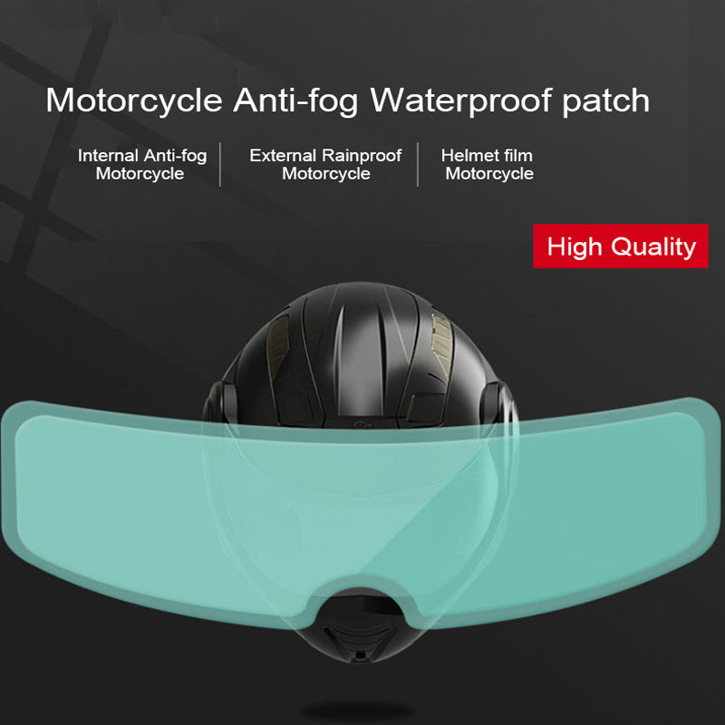 Film imperméable et antibuée pour casques de moto