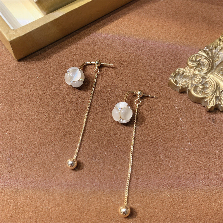 Boucles d'oreilles à pampilles légères et de luxe de haute qualité