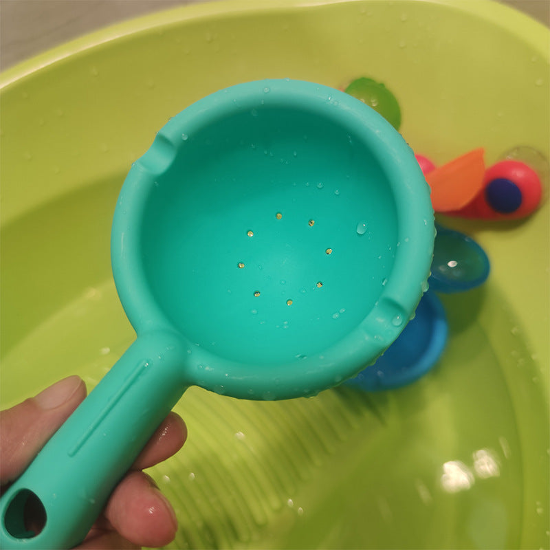 Children's Bathing, Turning, Windmill With Spoon, Baby Shower, Play Water, Rainbow Windmill, Shower, Water Play Toy