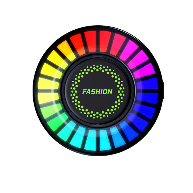 Lumière d'ambiance LED Rgb pour aromathérapie dans la voiture, capteur de couleur magique, lumière intelligente à commande vocale, lumière de rythme musical