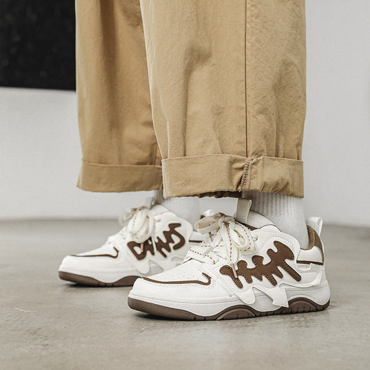 Zapatos de skate deportivos informales, versátiles y de moda para hombre