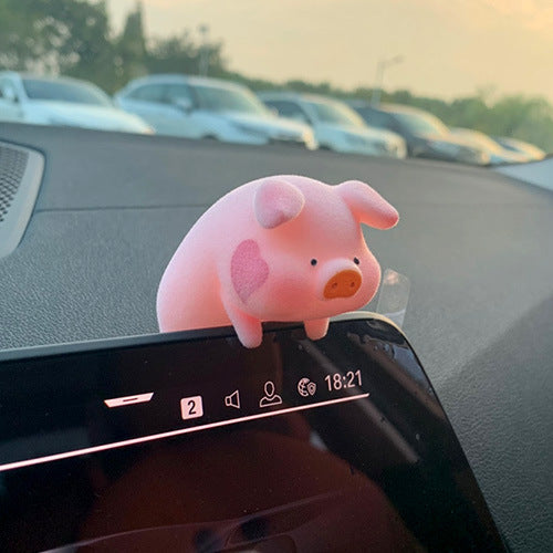 Accessoires de voiture de cochon de dessin animé mignon