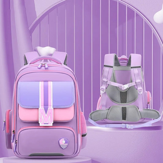 Sac à dos léger de grande capacité pour enfants, soulagement de la charge pour bébé, Protection de la colonne vertébrale, cartable pour élèves du primaire