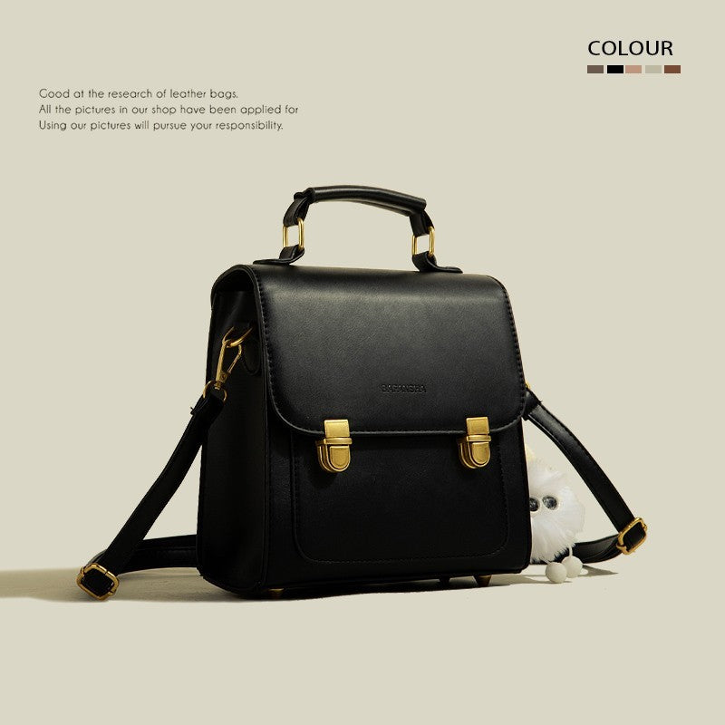 Sac à bandoulière portable artistique rétro pour femmes