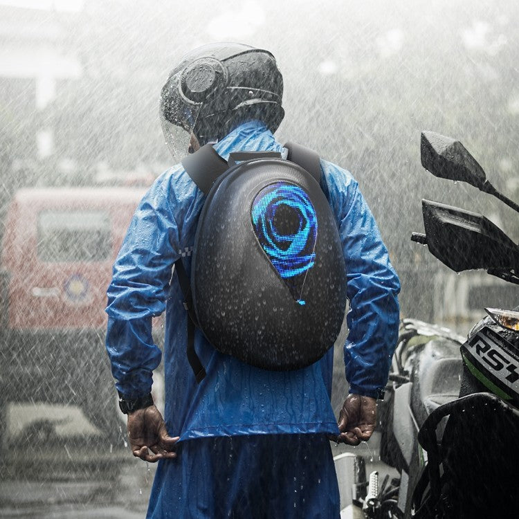 Bolsa para casco de moto LED