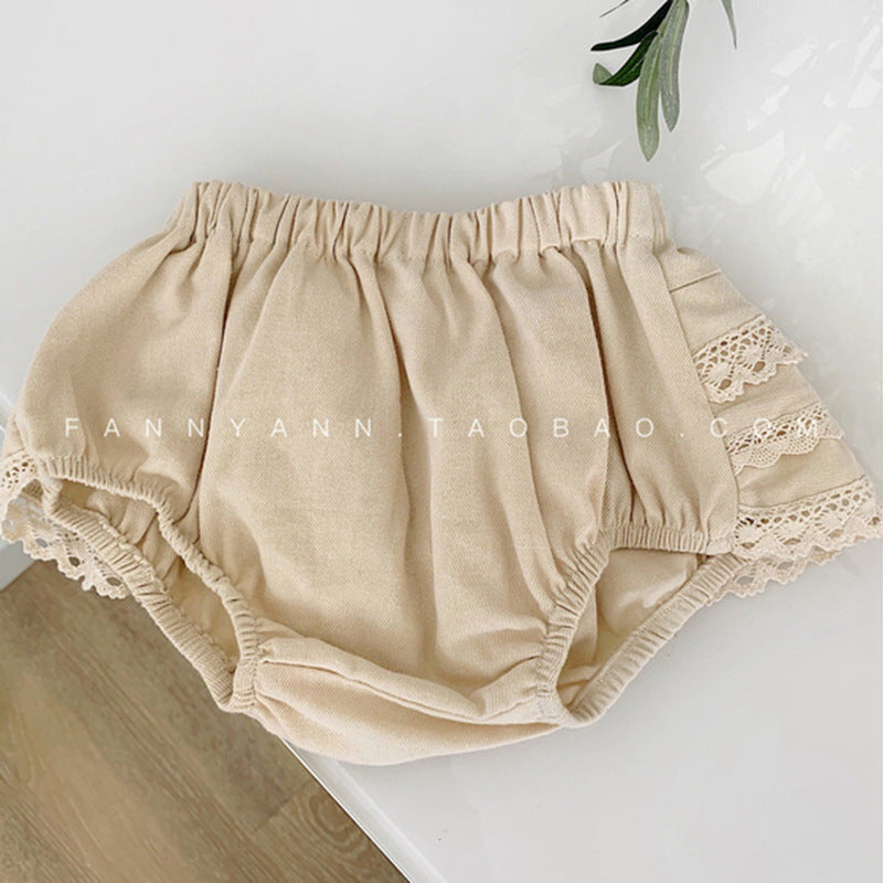 Jupe en dentelle sans manches pour bébé fille