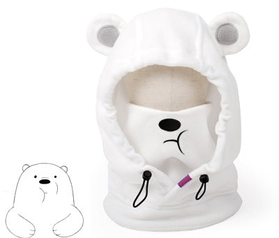 Casque de Protection de Ski, couvre-chef, ours brun, lapin, ours blanc, dessin animé