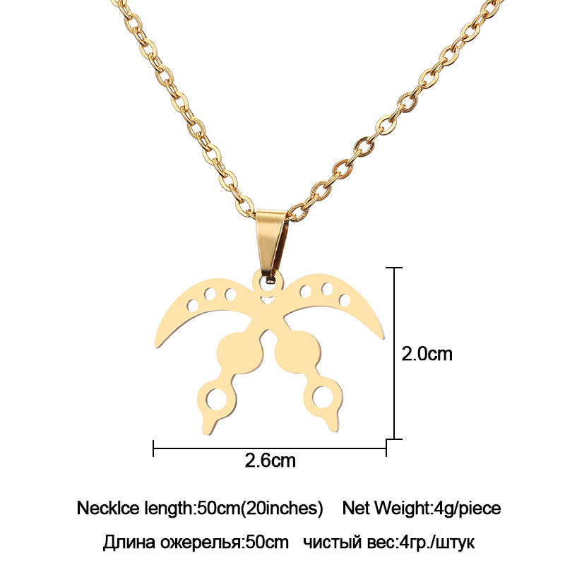 Women's Gold Stainless Steel Necklace
