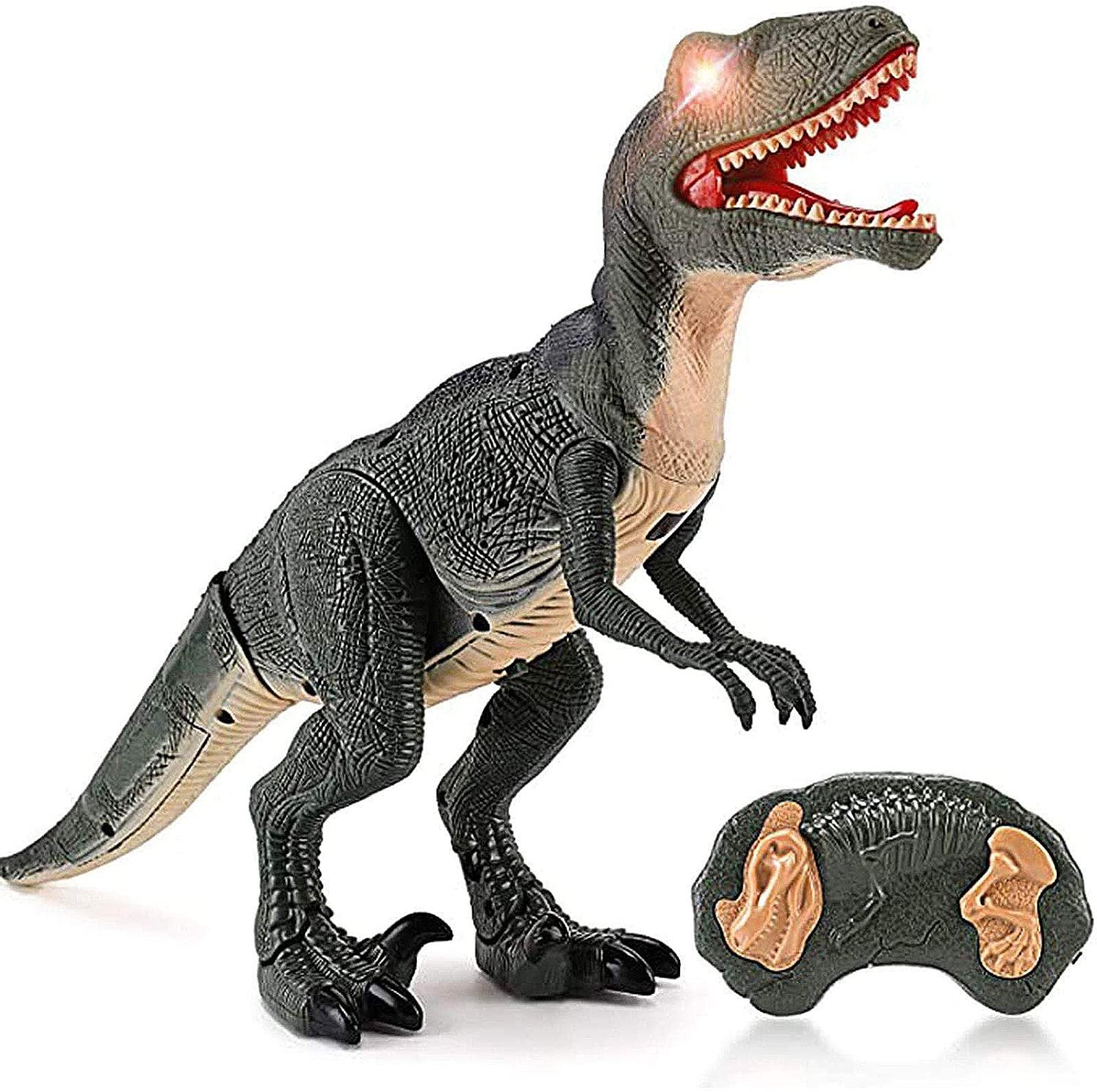 Jouet télécommandé de simulation de dinosaure électrique, animal marchant
