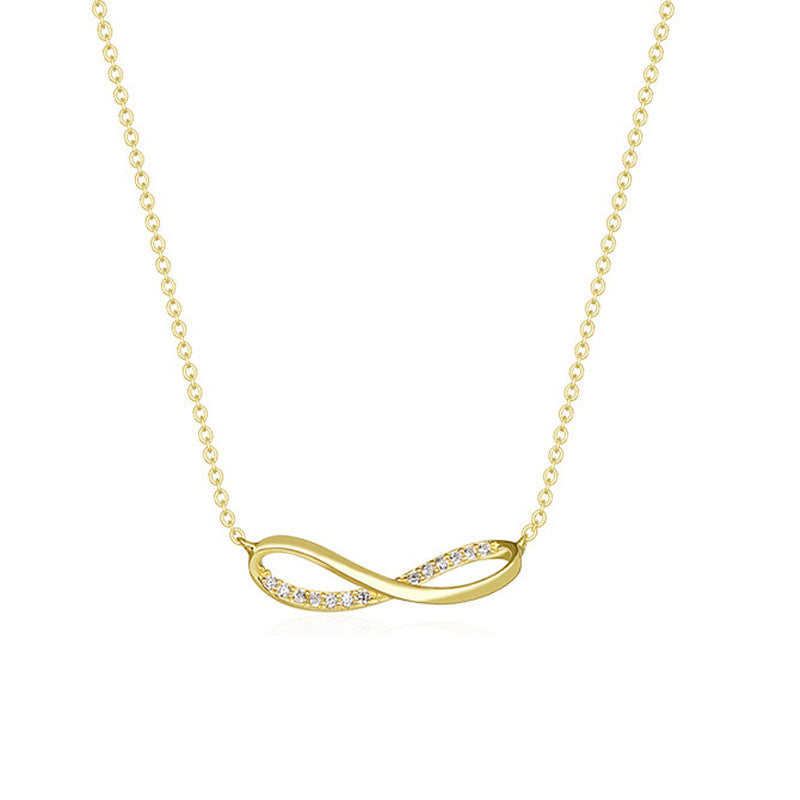 Collier d'été en argent 925 avec 8 mots, amour infini, bijoux pour femmes