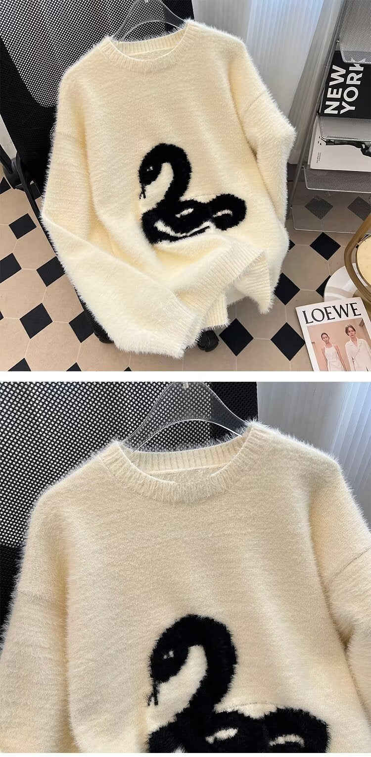 Loose Fashion Casual Lazy Sweater