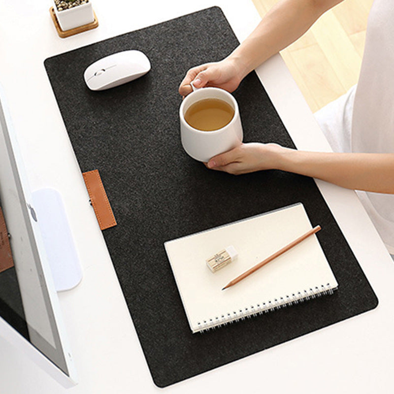 Grand tapis de souris absorbant la transpiration en feutre de bureau