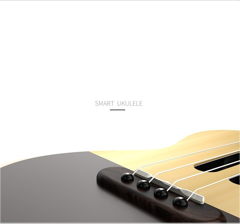 Ukelele inteligente U1, paquete de regalo de abeto de aprendizaje, entrada al juego, aplicación inteligente, guitarra pequeña