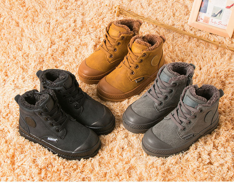 Chaussures Martin en coton pour enfants hiver