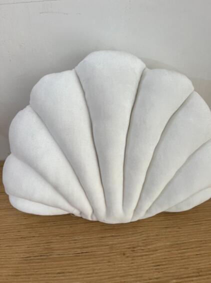 Almohada de concha de simulación, cojín, almohada para siesta de muñeca