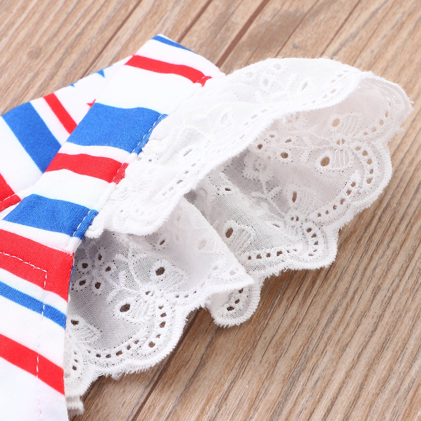 Vestido de verano sin mangas con bandera de fuegos artificiales para niños