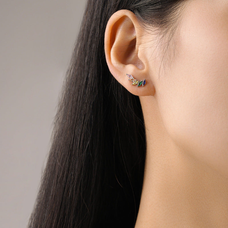 Angel Wings Rainbow Earrings Female