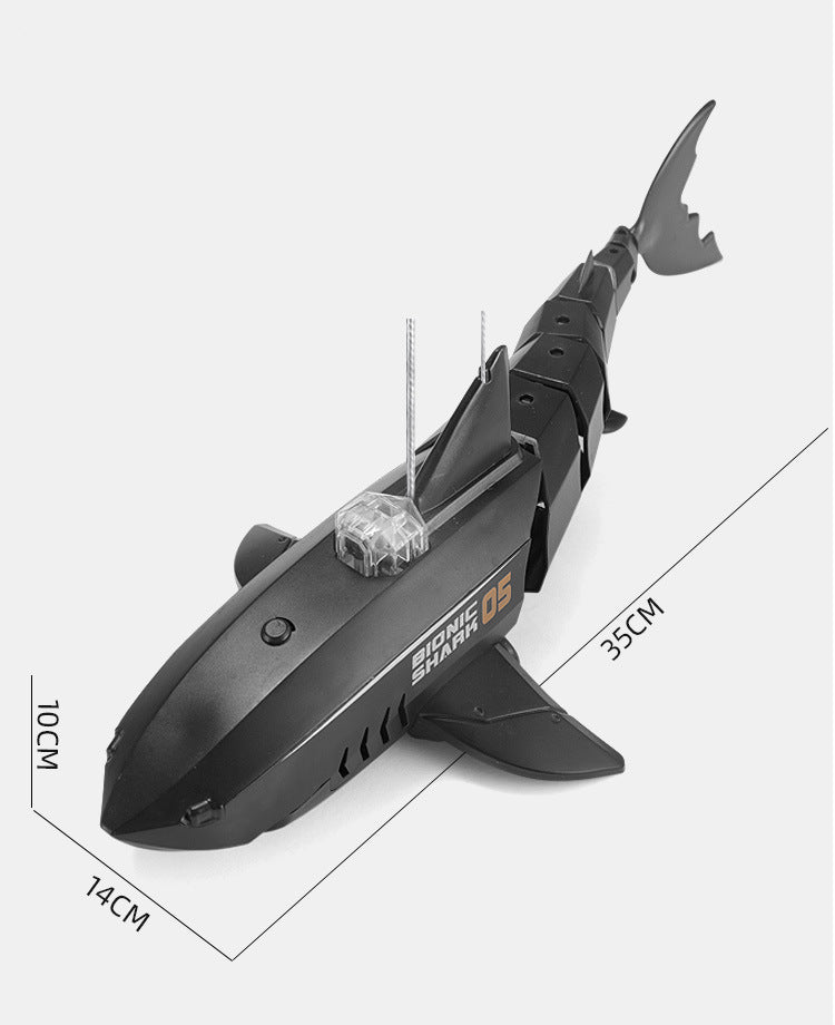 Requin télécommande téléphone portable App caméra 30W charge électrique balançoire imbibable modèle Megalodon jouet pour enfants