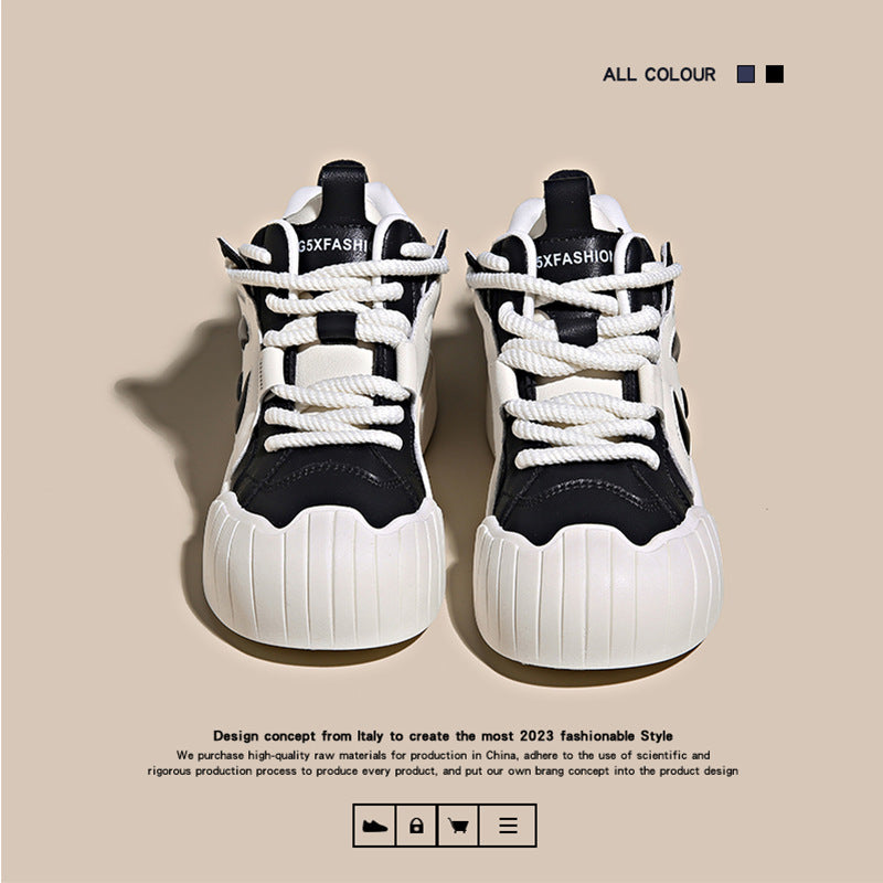 Chaussures décontractées en velours pour femmes, Niche Panda Plus, automne et hiver