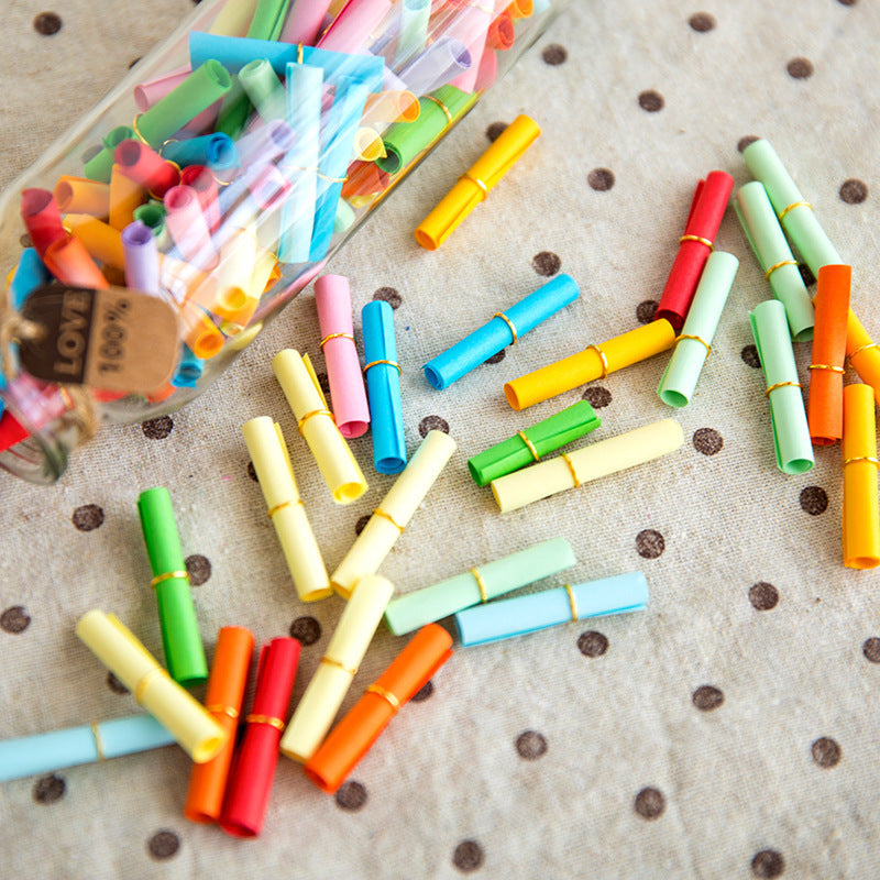 Papel de carta mini Drift Bottle Color Wish